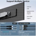 Portable Triple Monitor , Laptop Screen Extender， Laptop Monitor Extender， Triple Portable Monitor