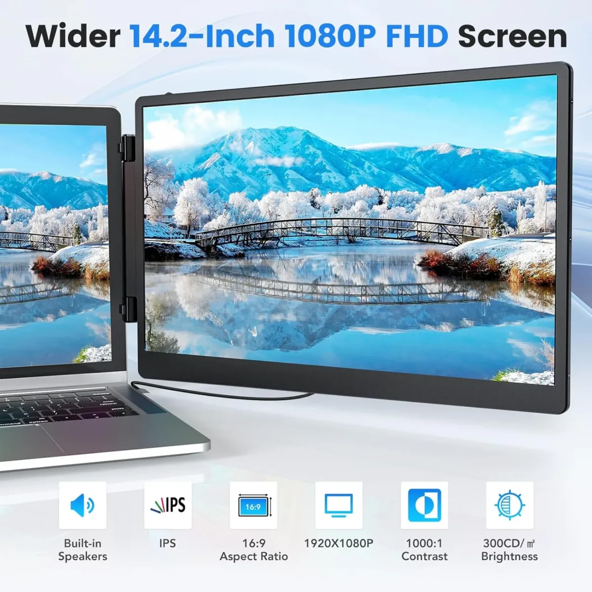 Portable Monitor 14.2'',Laptop Screen Extender