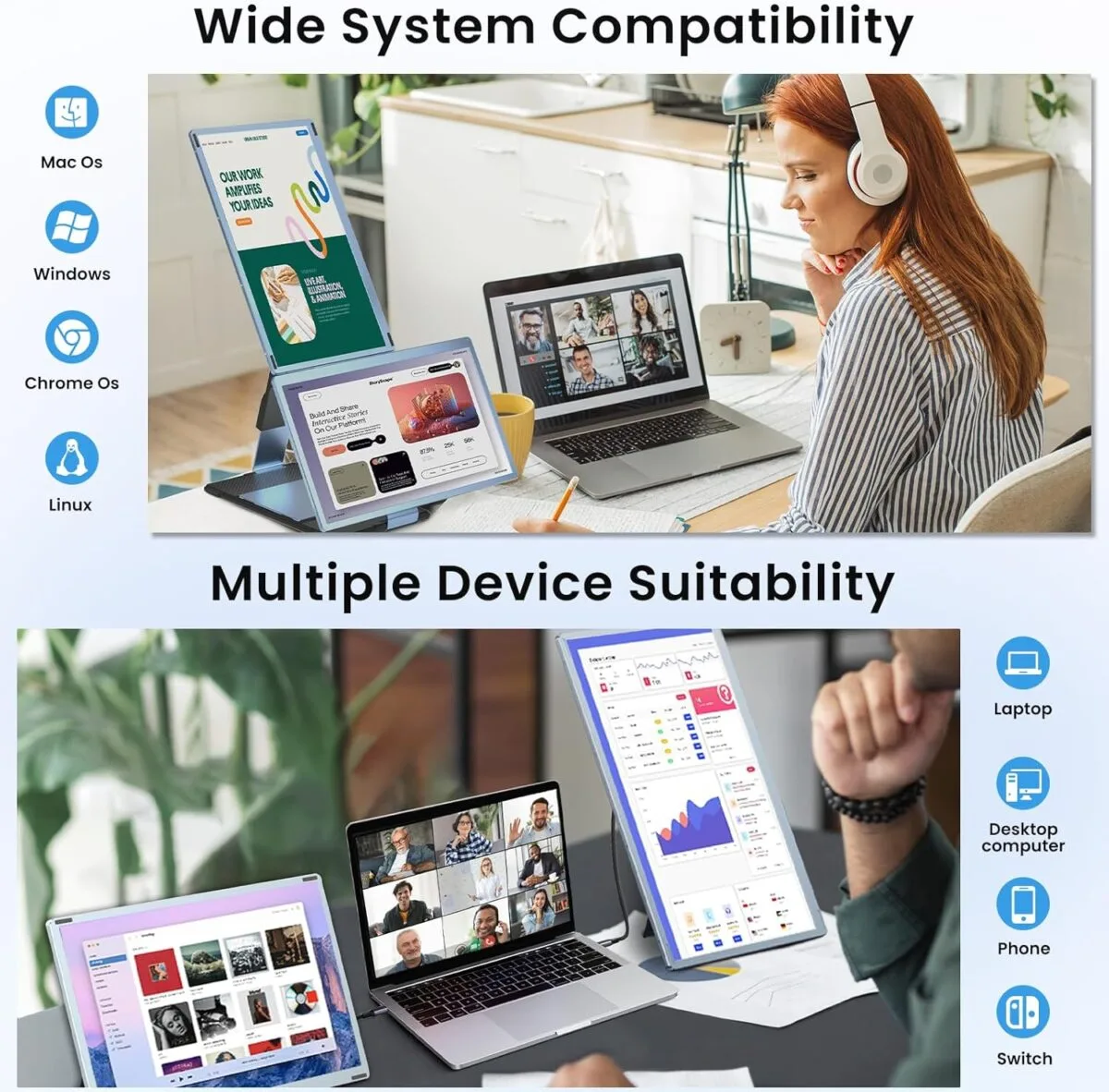 Redalf USB-C External Monitor